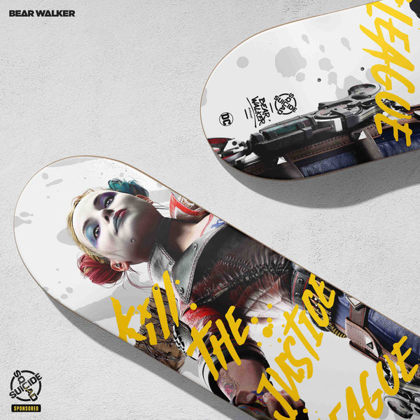 ザッカリー・リーヴァイ　DC シャザム　bear walker スケートボード Harley Quinn Street Deck – Bear Walker