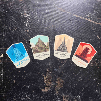 BW x Avatar: The Last Airbender 20th Anniversary Sticker Pack