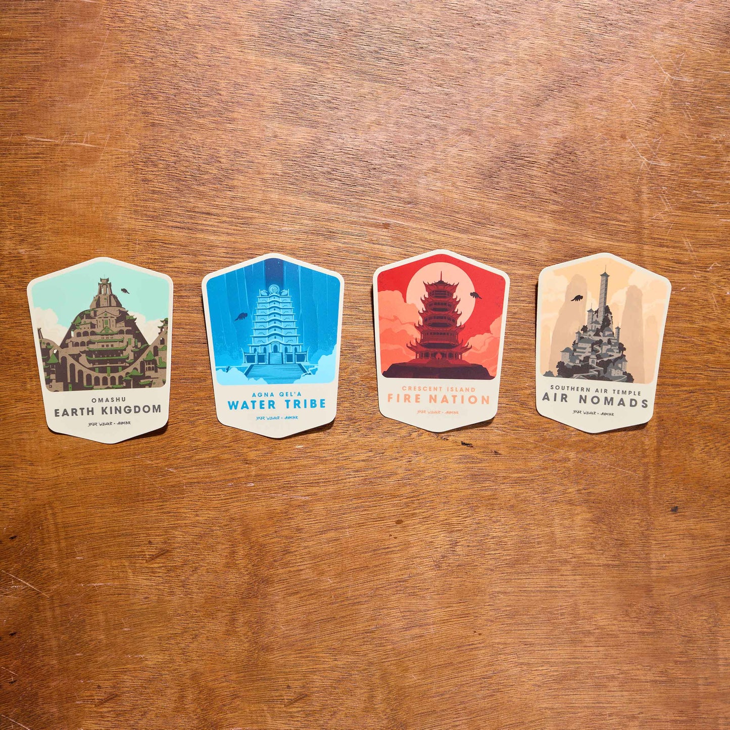 BW x Avatar: The Last Airbender 20th Anniversary Sticker Pack