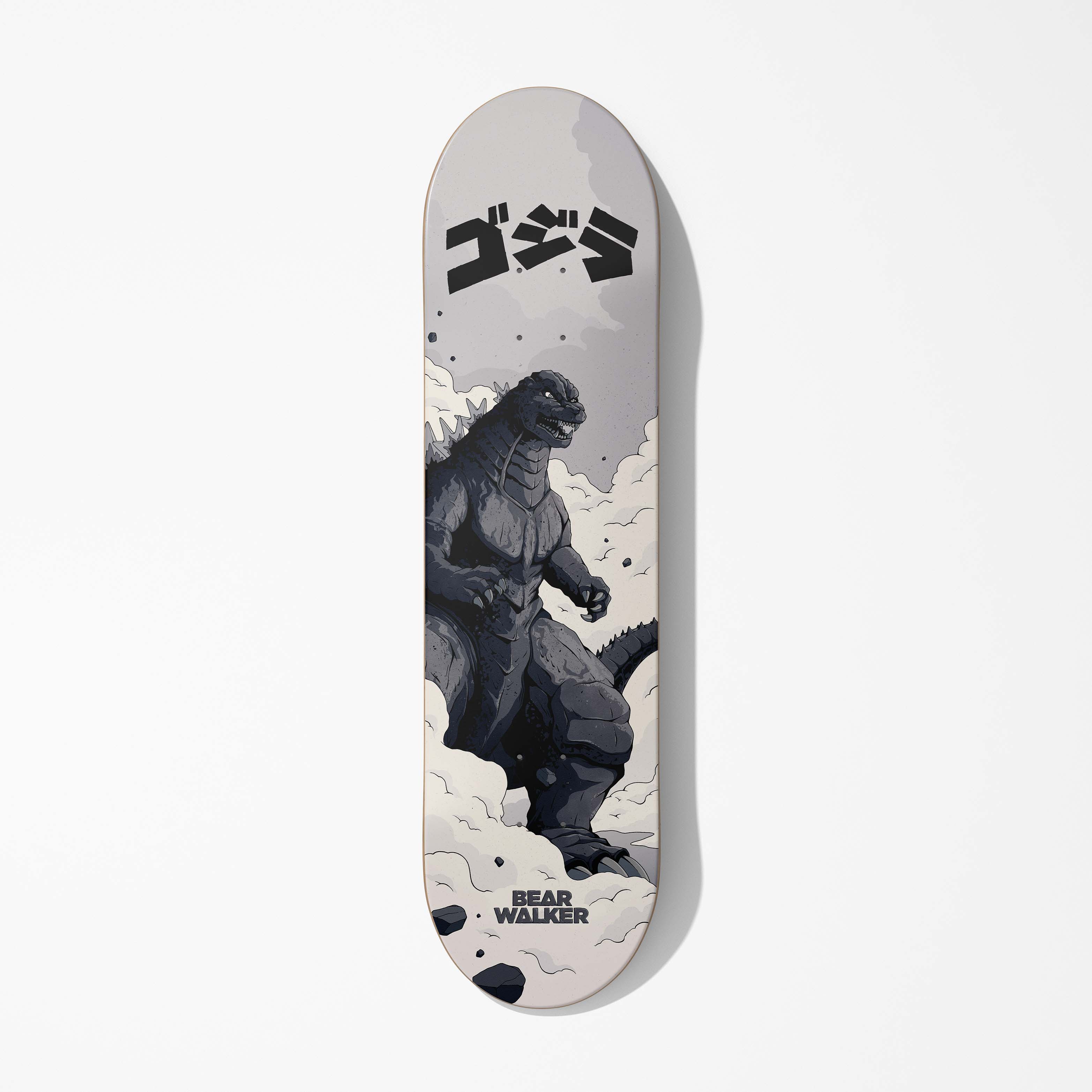 Rupert Gruber Burning Godzilla - Street Deck – Bear Walker