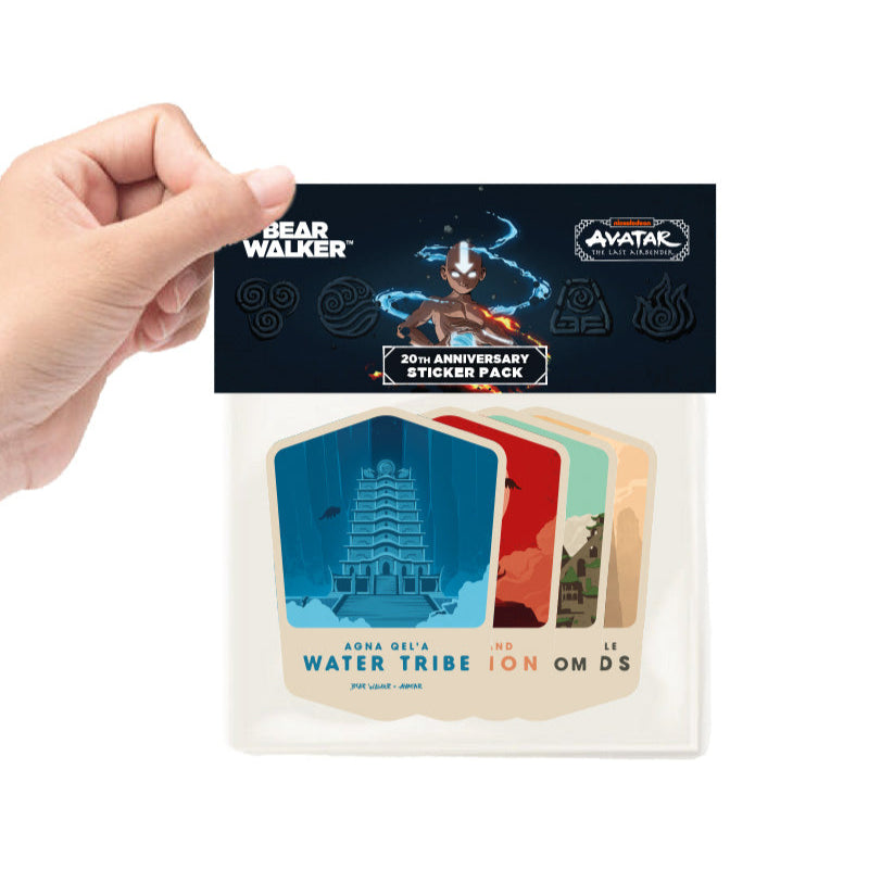 BW x Avatar: The Last Airbender 20th Anniversary Sticker Pack